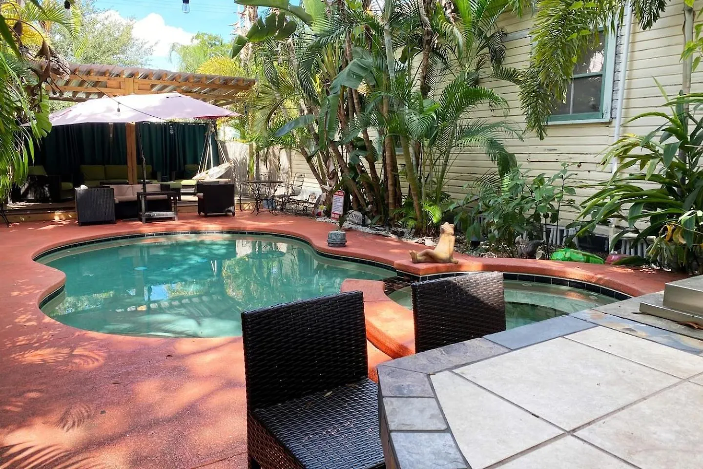 Vakantiehuis Historic Bungalow With Private Pool In Ybor City Tampa Verenigde Staten